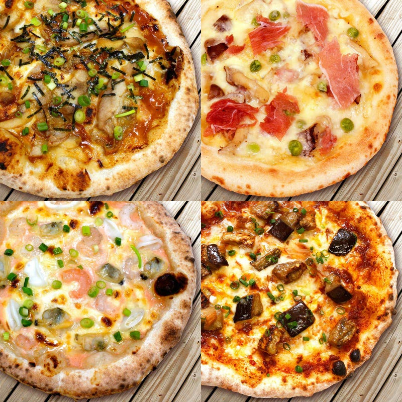 本格ナポリピッツアお試し4枚セット『和風ジャポネーゼセット』